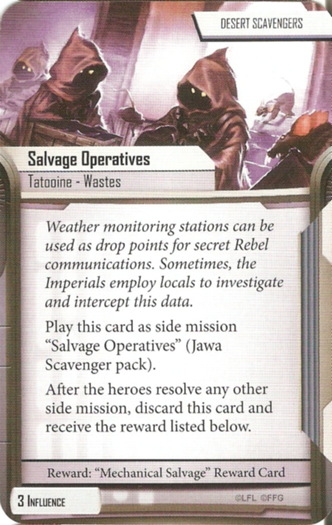 Jawa Scavenger card: /images/agendaDecks/Villain Packs/Salvage Operatives.jpg